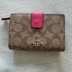 Authentic Coach monogram wallet